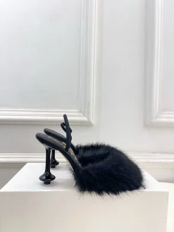 LOEWE Pumps & Heels Fur-Leather (Black) EU35-39 B60202606031662119