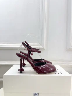 LOEWE Pumps & Heels Patent Leather (Burgundy) EU35-39 B70202606031665119