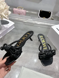 LOEWE Sandals & Mules Leather (Black) EU35-40 B20202606031683109