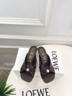 Alternative view of LOEWE Sandals & Mules Leather (Brown) EU35-39 B40202606031689109