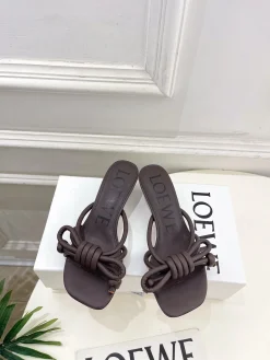 Alternative view of LOEWE Sandals & Mules Leather (Brown) EU35-39 B50202606031705119