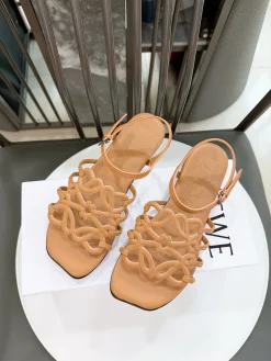 Alternative view of LOEWE Sandals & Mules Leather (Brown) EU35-41 B10202606031691109