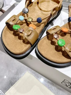 Alternative view of LOEWE Sandals & Mules Leather (Brown-Multi) EU35-41 B20202606031668109