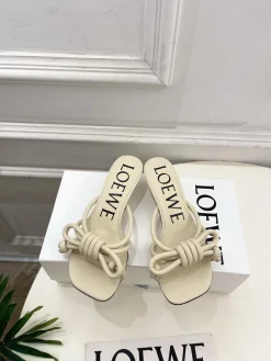 Alternative view of LOEWE Sandals & Mules Leather (Cream) EU35-39 B50202606031671119