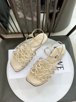 Alternative view of LOEWE Sandals & Mules Leather (Gold) EU35-41 B10202606031676109
