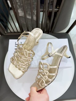 LOEWE Sandals & Mules Leather (Gold) EU35-42 B50202606031666119
