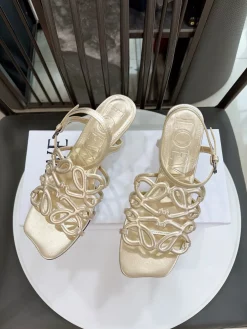 Alternative view of LOEWE Sandals & Mules Leather (Gold) EU35-42 B50202606031666119