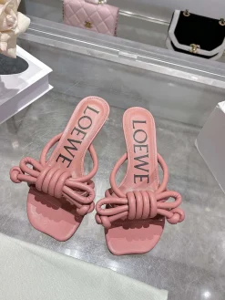 LOEWE Sandals & Mules Leather (Pink) EU35-40 B20202606031698109
