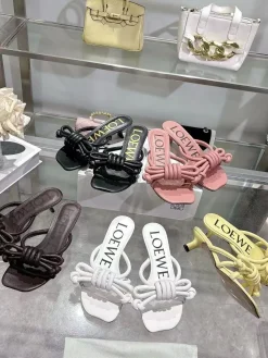 Alternative view of LOEWE Sandals & Mules Leather (Pink) EU35-40 B20202606031698109