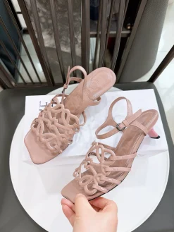 LOEWE Sandals & Mules Leather (Pink) EU35-42 B50202606031700119