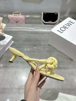 LOEWE Sandals & Mules Leather (Yellow) EU35-40 B20202606031680109