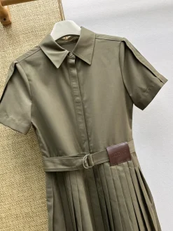 Alternative view of LOEWE Skirts & Dresses Cotton (Khaki) S-M-L B80202606011017129