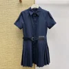 LOEWE Skirts & Dresses Cotton (Navy) S-M-L B75202606011016119
