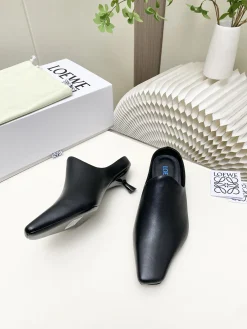Alternative view of LOEWE Slides & Slippers Leather (Black) EU34-41 B60202606031713119