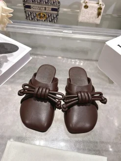 LOEWE Slides & Slippers Leather (Brown) EU35-41 B30202606031727109