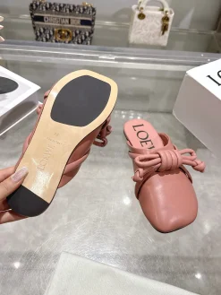 Alternative view of LOEWE Slides & Slippers Leather (Pink) EU35-41 B30202606031732109