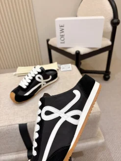 Alternative view of LOEWE Slides & Slippers Suede-Nylon (Black-White-Brown) EU35-46 B10202606031746109