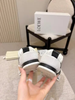 Alternative view of LOEWE Sneakers & Trainers Mesh-Suede (White-Black-Grey) EU35-46 B10202606031760109