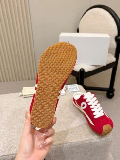 Alternative view of LOEWE Sneakers & Trainers Suede-Leather (Red-White-Brown) EU35-46 B10202606031758109