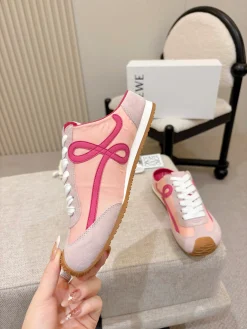 LOEWE Sneakers & Trainers Suede-Nylon (Pink-Light Pink-White) EU35-46 B10202606031762109