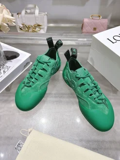 Alternative view of LOEWE Sneakers & Trainers Suede-Rubber (Green) EU35-39 B60202606031754119