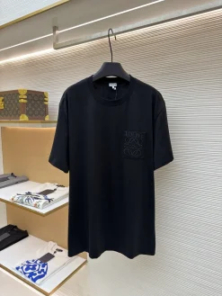 LOEWE T-shirts & Vests Cotton (Black) XS-L A4020260613017889