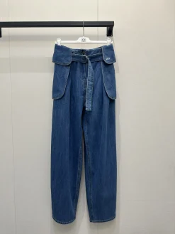 LOEWE Trousers & Shorts Denim (Blue) S-M-L C95202606011644159