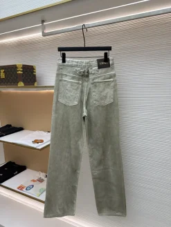 Alternative view of LOEWE Trousers & Shorts Denim (Light Green) B70202606131287129