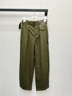 LOEWE Trousers & Shorts Linen (Olive) S-M-L C15202606011648139