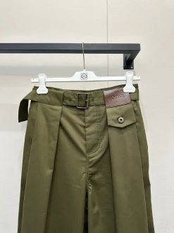 Alternative view of LOEWE Trousers & Shorts Linen (Olive) S-M-L C15202606011648139