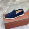 LORO PIANA Flats & Loafers Suede (Navy-White) EU38-45 B60202606031769119