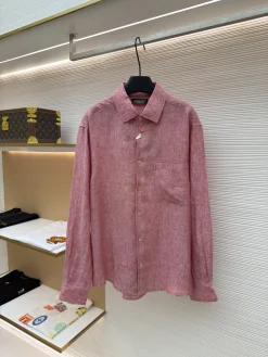 LORO PIANA Shirts & Polos Linen (Pink) S-XL C55202606130093149