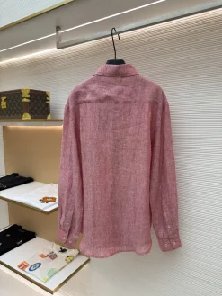 Alternative view of LORO PIANA Shirts & Polos Linen (Pink) S-XL C55202606130093149