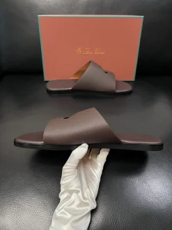 LORO PIANA Slides & Slippers Leather (Brown) EU39-44 A8020260603179899