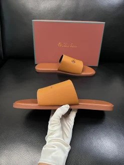 LORO PIANA Slides & Slippers Leather (Brown) EU39-44 A8020260603180099