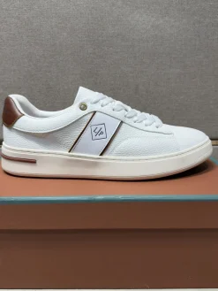 LORO PIANA Sneakers & Trainers Leather (White-Brown) EU38-44 B0020260603184999