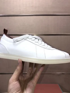 LORO PIANA Sneakers & Trainers Leather (White-Brown) EU38-46 B70202606031851119