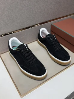 Alternative view of LORO PIANA Sneakers & Trainers Mesh-Suede (Black-White-Brown) EU39-44 B10202606033402109