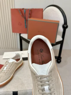 Alternative view of LORO PIANA Sneakers & Trainers Suede (Beige-White-Brown) EU38-46 B50202606031858119