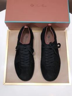 Alternative view of LORO PIANA Sneakers & Trainers Suede (Black-Brown) EU38-46 B70202606031861119