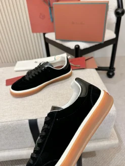 Alternative view of LORO PIANA Sneakers & Trainers Suede (Black-White-Brown) EU38-46 B60202606031864119