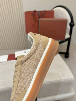 Alternative view of LORO PIANA Sneakers & Trainers Suede-Fabric (Beige-White-Brown) EU38-46 B50202606031885119