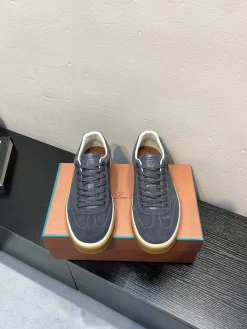 Alternative view of LORO PIANA Sneakers & Trainers Suede (Grey-Brown-White) EU38-45 B50202606031871119
