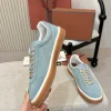 LORO PIANA Sneakers & Trainers Suede (Light Blue-Brown-White) EU38-46 B50202606031875119