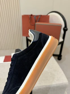 Alternative view of LORO PIANA Sneakers & Trainers Suede (Navy-White-Brown) EU38-46 B50202606031863119
