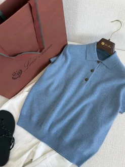 LORO PIANA Sweaters & Knitwear Cashmere (Light blue) B65202606011060119