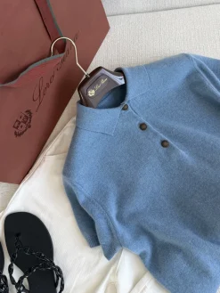 Alternative view of LORO PIANA Sweaters & Knitwear Cashmere (Light blue) B65202606011060119