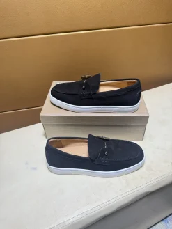 LOUBOUTIN Flats & Loafers Suede (Black-White) EU38-44 B80202606031900129