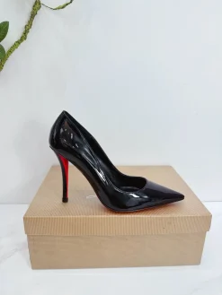LOUBOUTIN Pumps & Heels Patent Leather (Black-Red) EU35-42 B71202606033209119