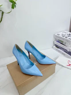 Alternative view of LOUBOUTIN Pumps & Heels Patent Leather (Light Blue-Red) EU35-42 B71202606033212119